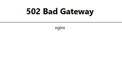 اطلاعیه مهم درباره خطای 502 Bad Gateway
